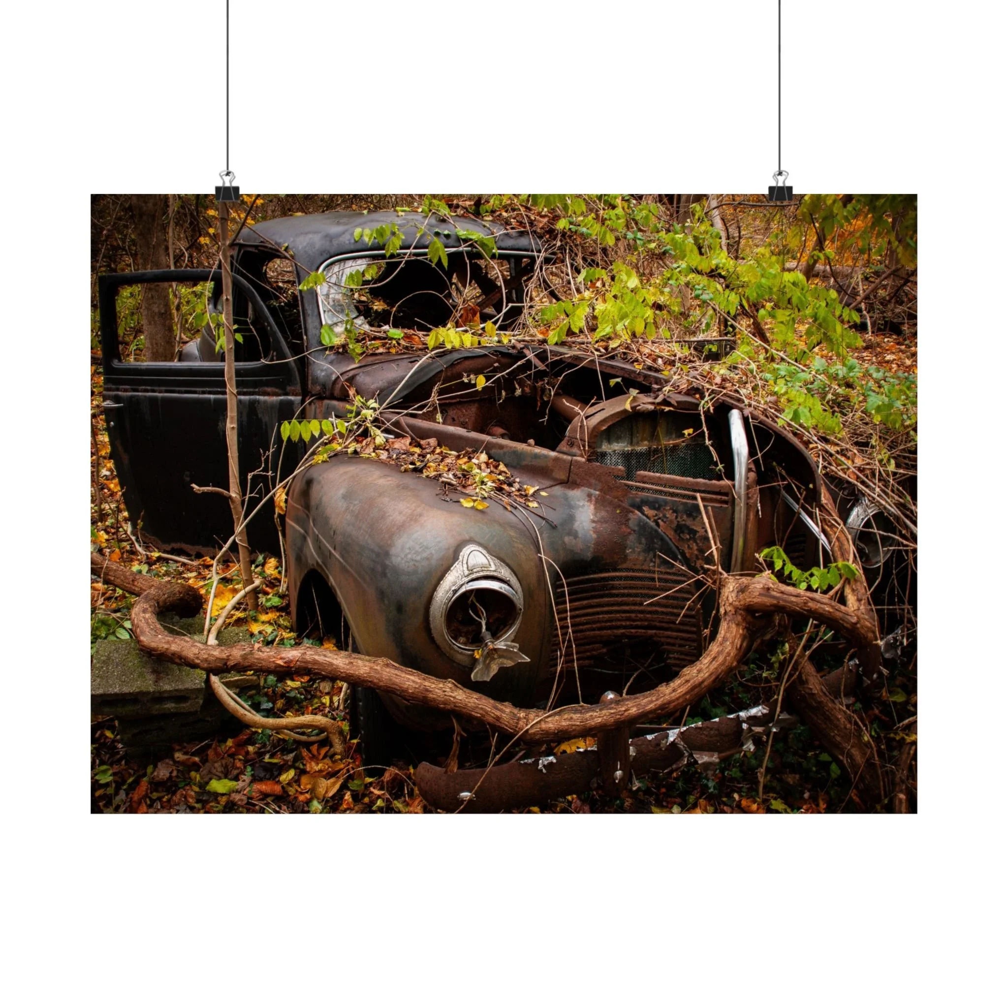 Abandoned Plymouth Fine Art Print