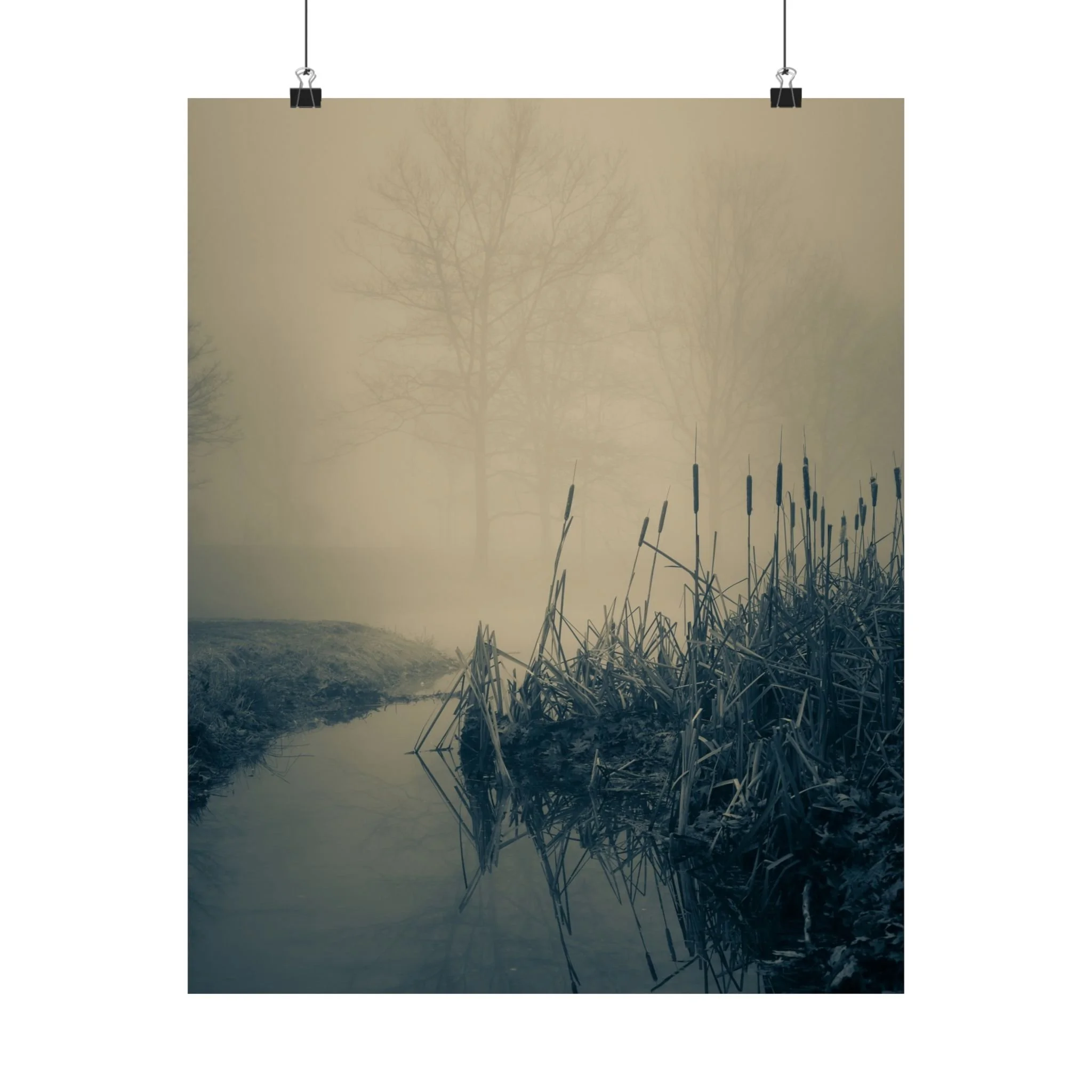 Whispers in the Mist — Vintage Fine Art Landscape Print