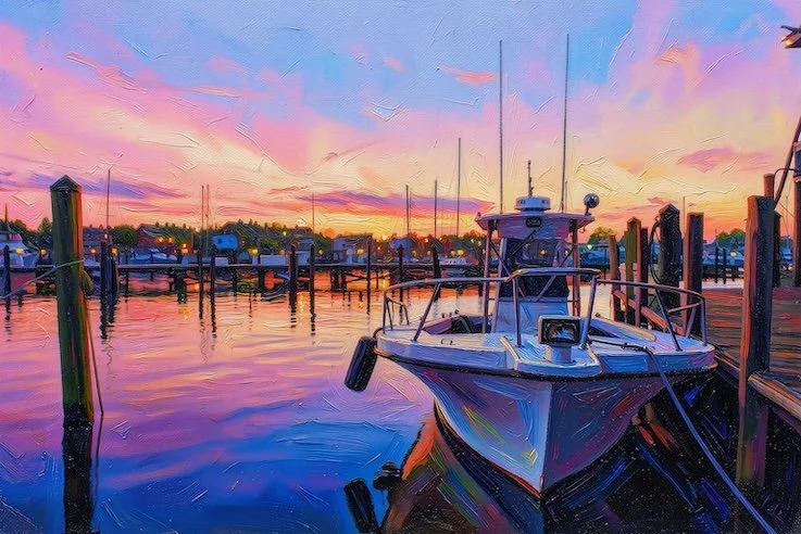 Norfolk VA boats art