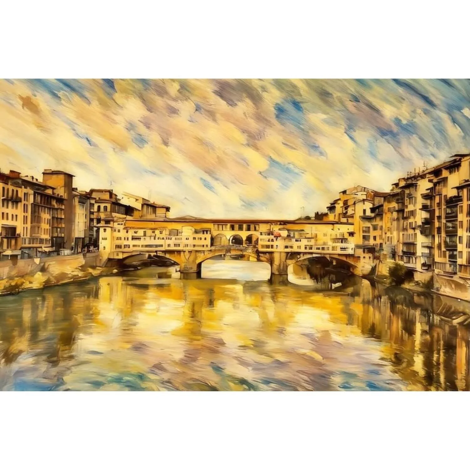 Florence Reflection – Premium Gallery Wrap Canvas
