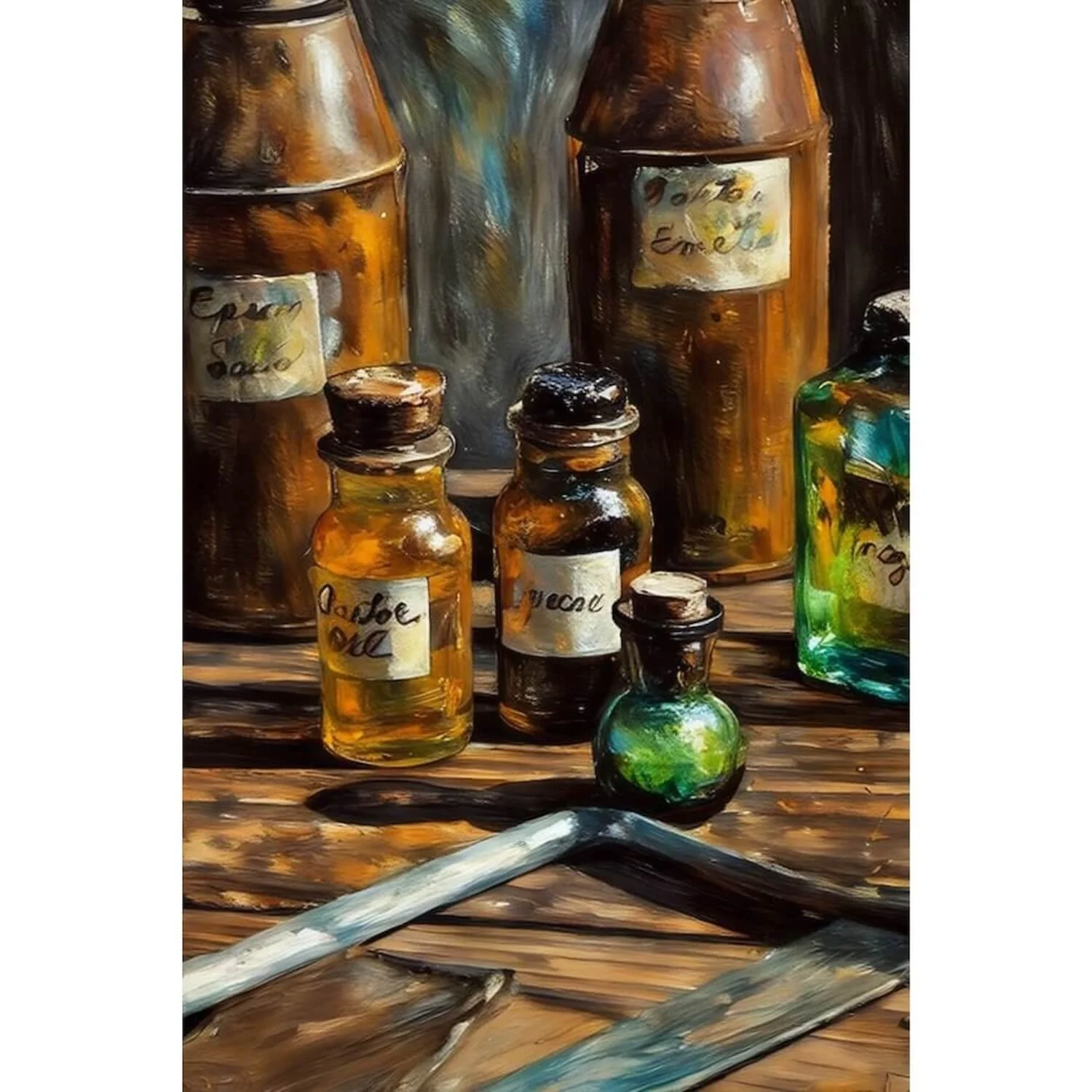 The Apothecary Jars Fine Art Still Life