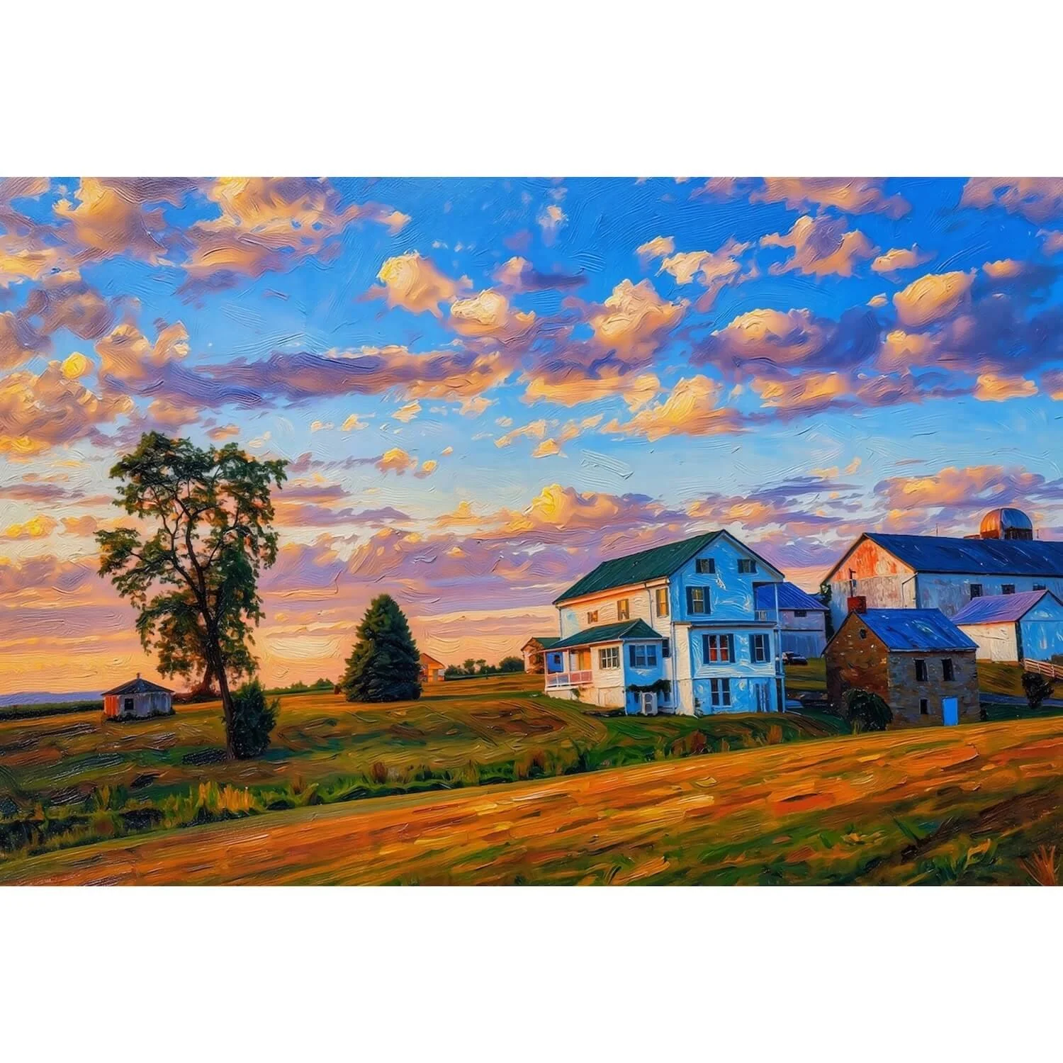Middletown Maryland Farmhouse Art Print
