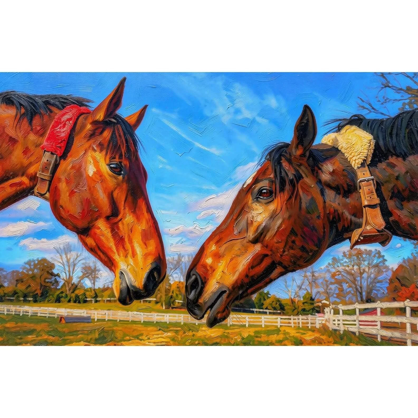 "Gentle Bond" – Shepherdstown WV Fine Art Horse Gallery Wrapped Canvas