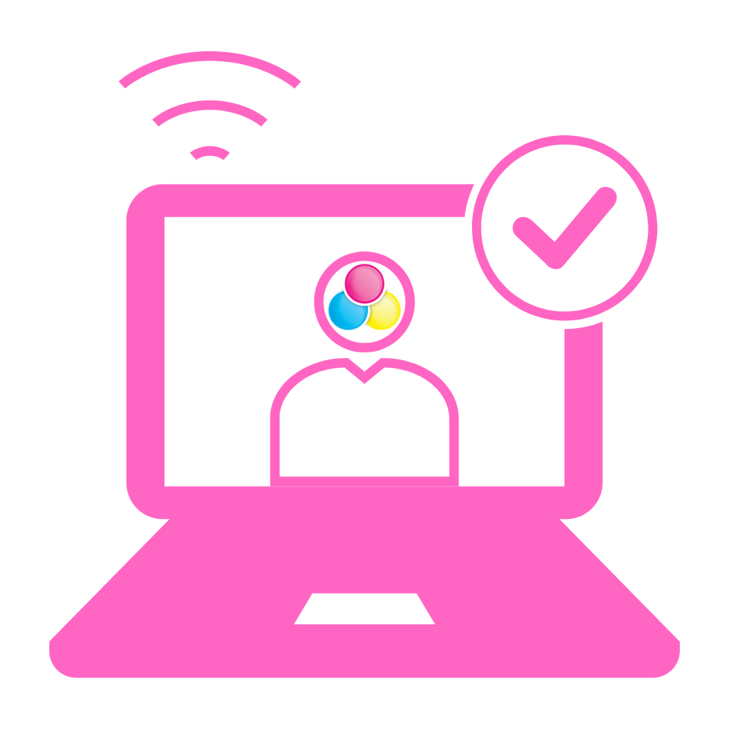 NEBS Icon illustrating remote first support.