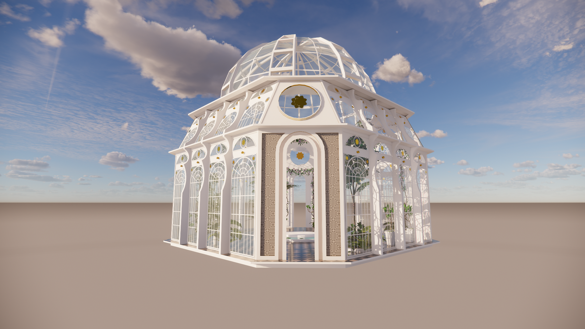 Greenhouse:
SketchUp, Layout, Enscape (2025)