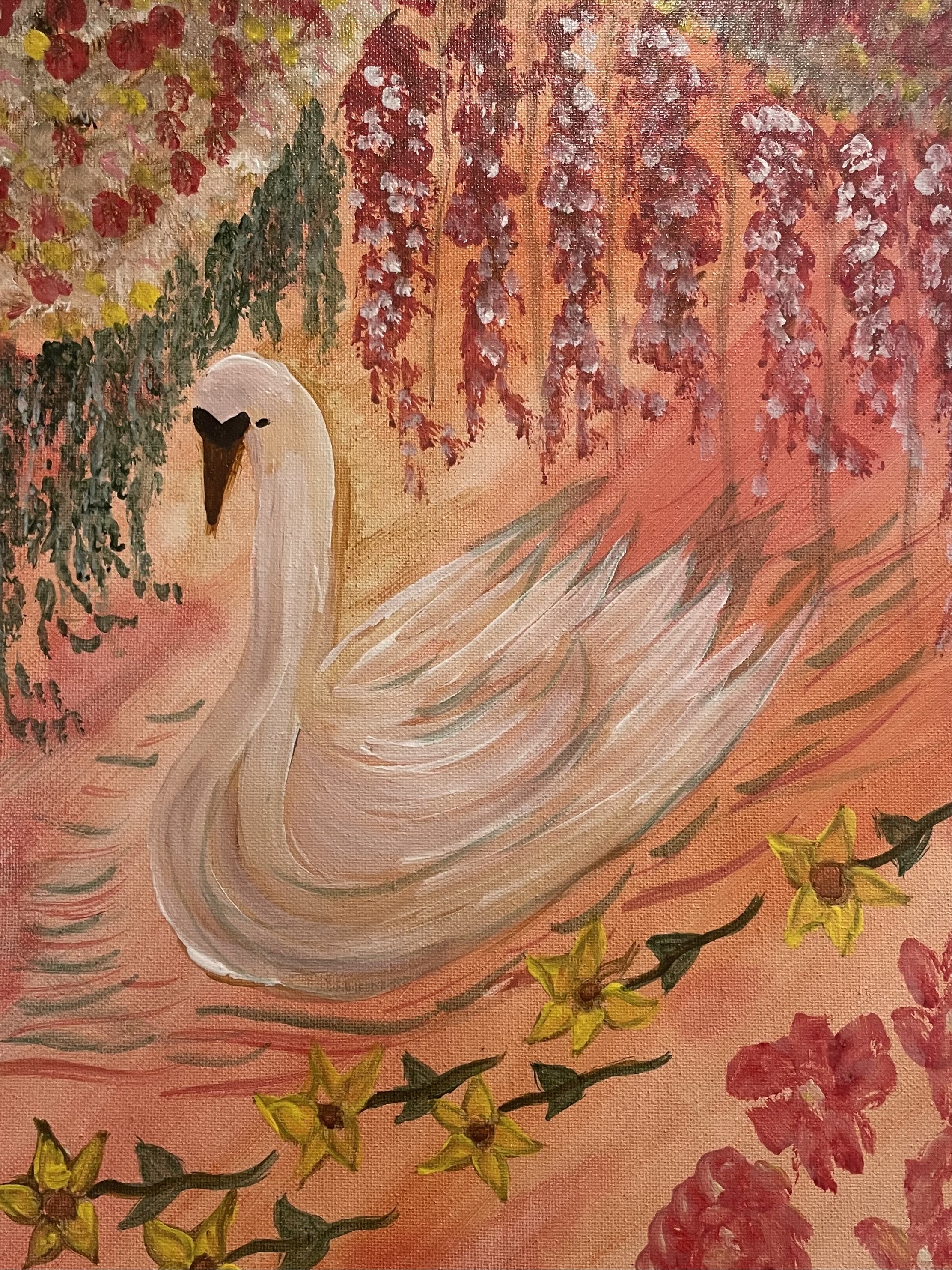 Flowering Swan
