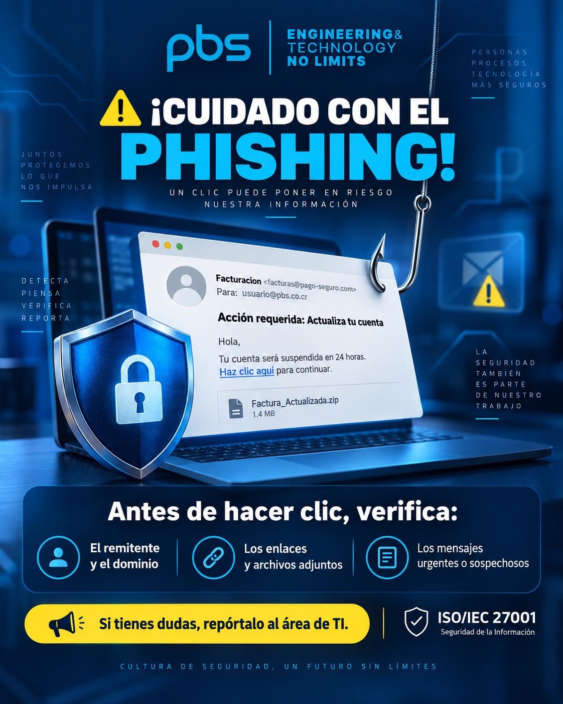 🔐 ¡Cuidado con el phishing!
