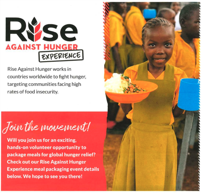 Rise Against Hunger Meal Packaging Event