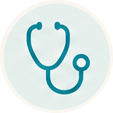 Illustration of a stethoscope