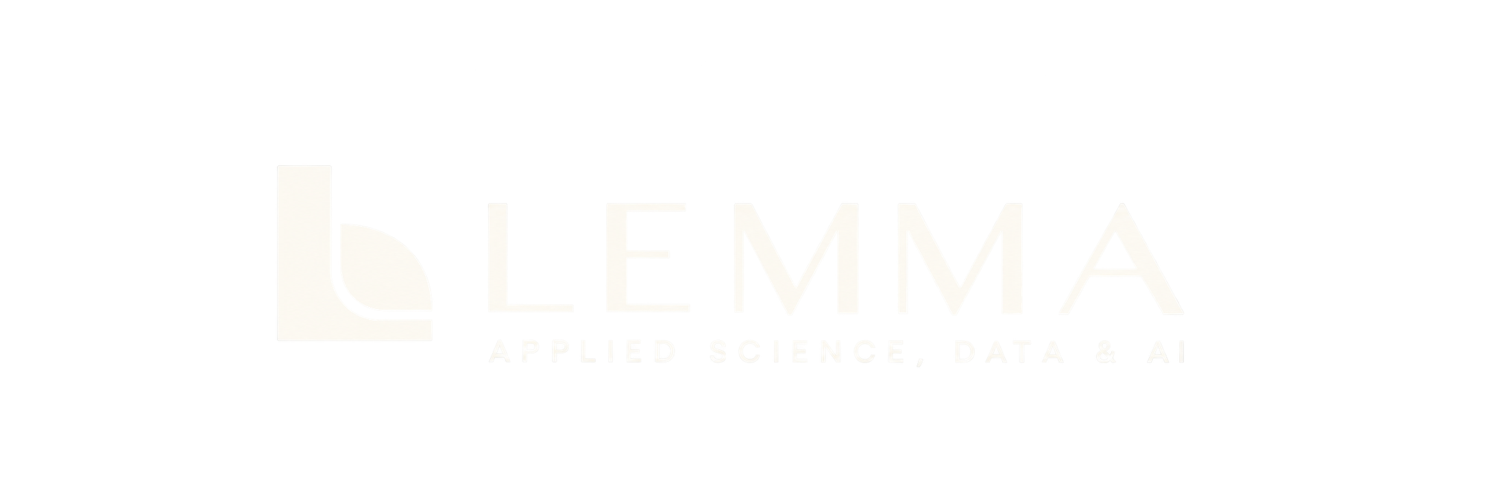 Logo with the text 'LEMMA' and a tagline 'Applied Science, Data & AI'.