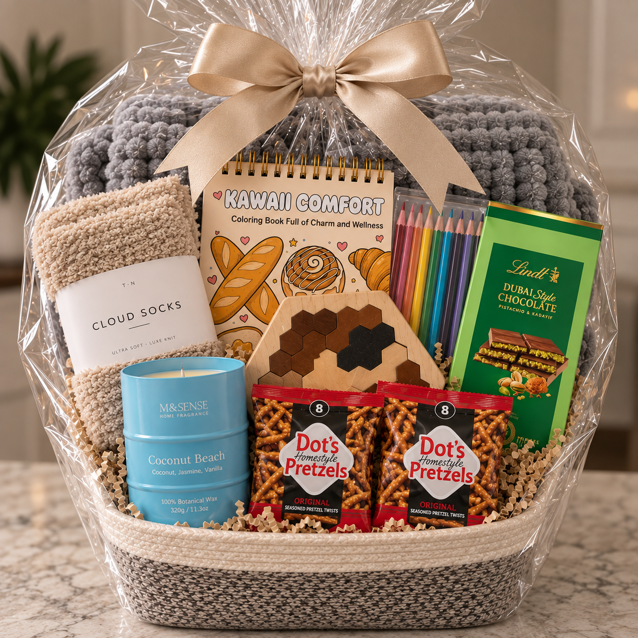 Cozy Night In Basket