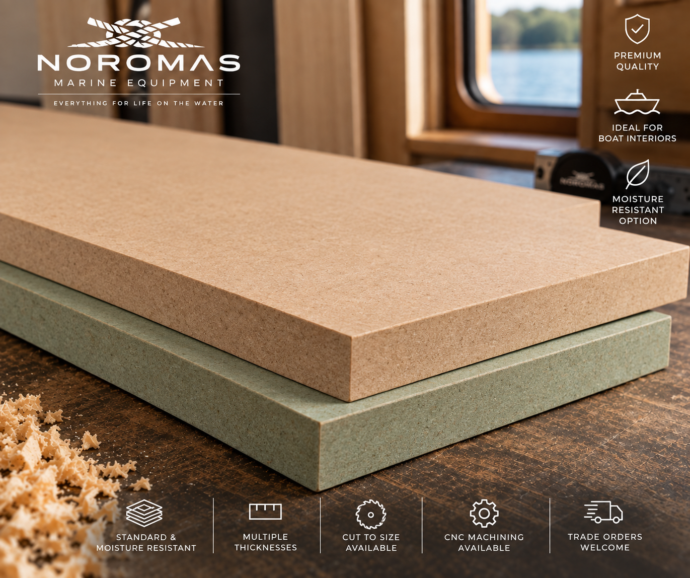 MDF Sheets – Standard & Moisture Resistant | Cut to Size
