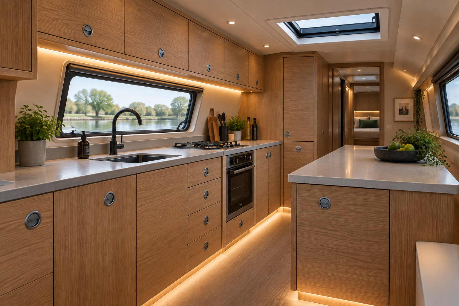 NOROMAS Made-to-Order Full Marine Kitchen From