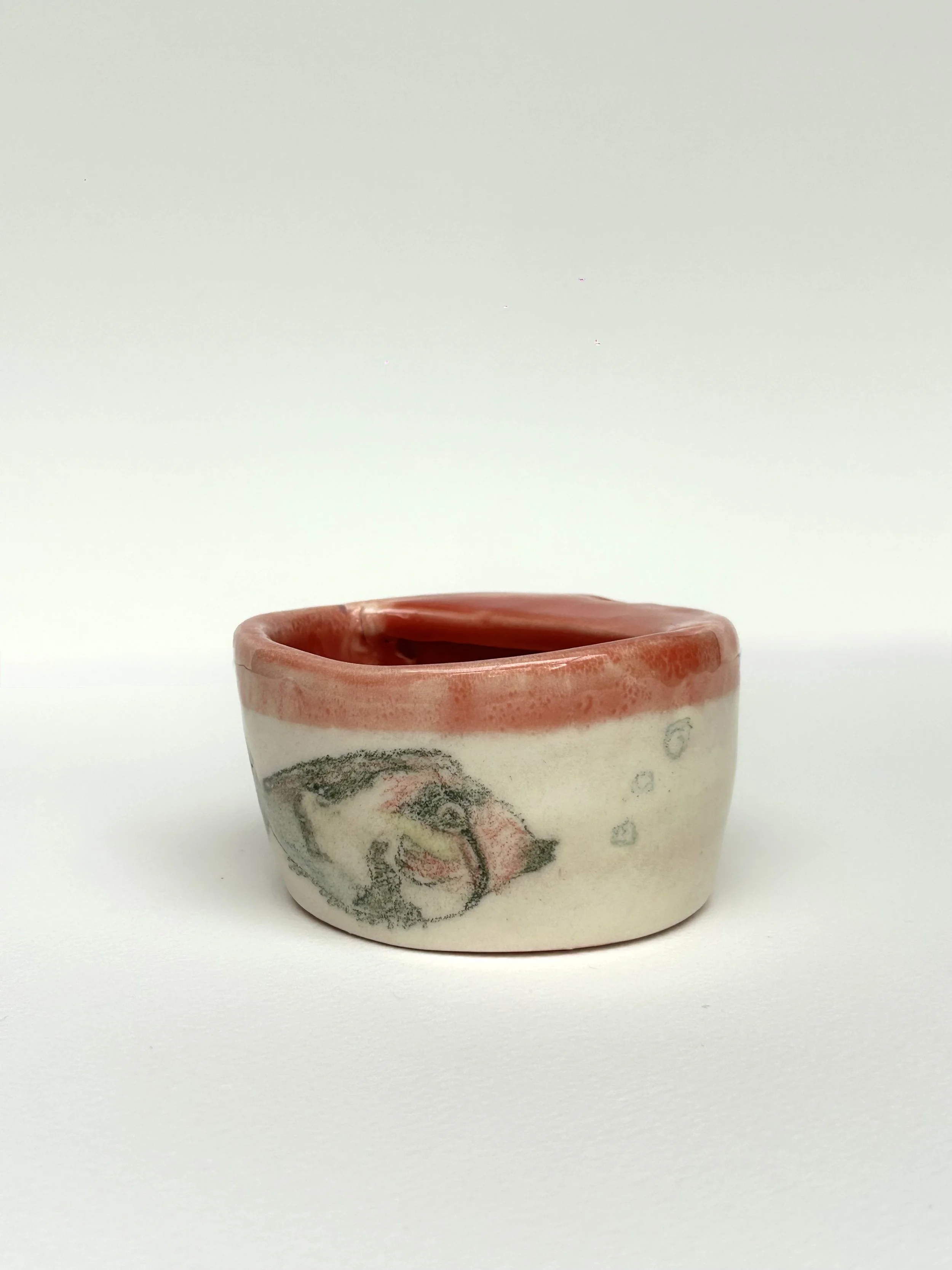 Ceramic fish mug