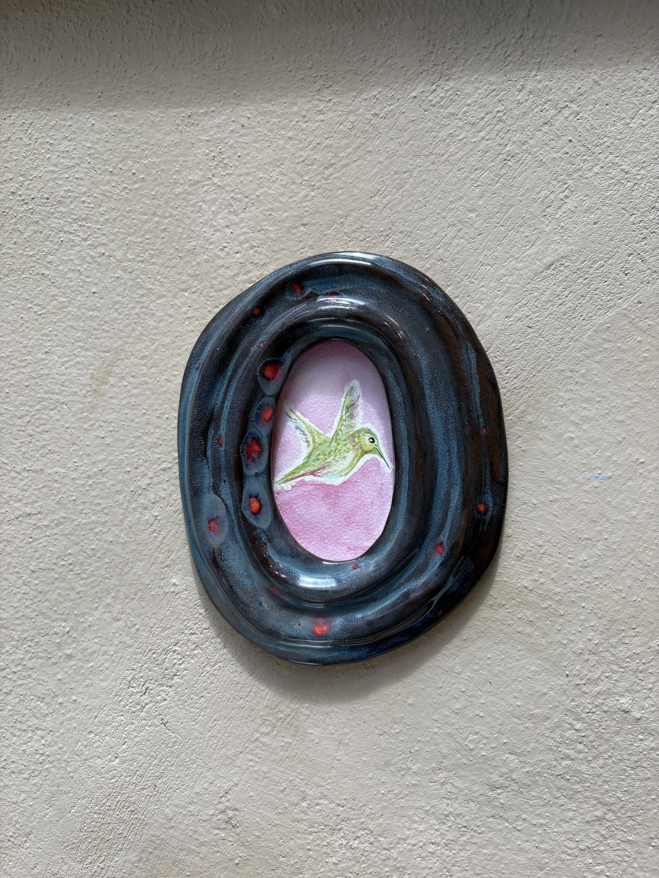 Green Bird Ceramic Frame
