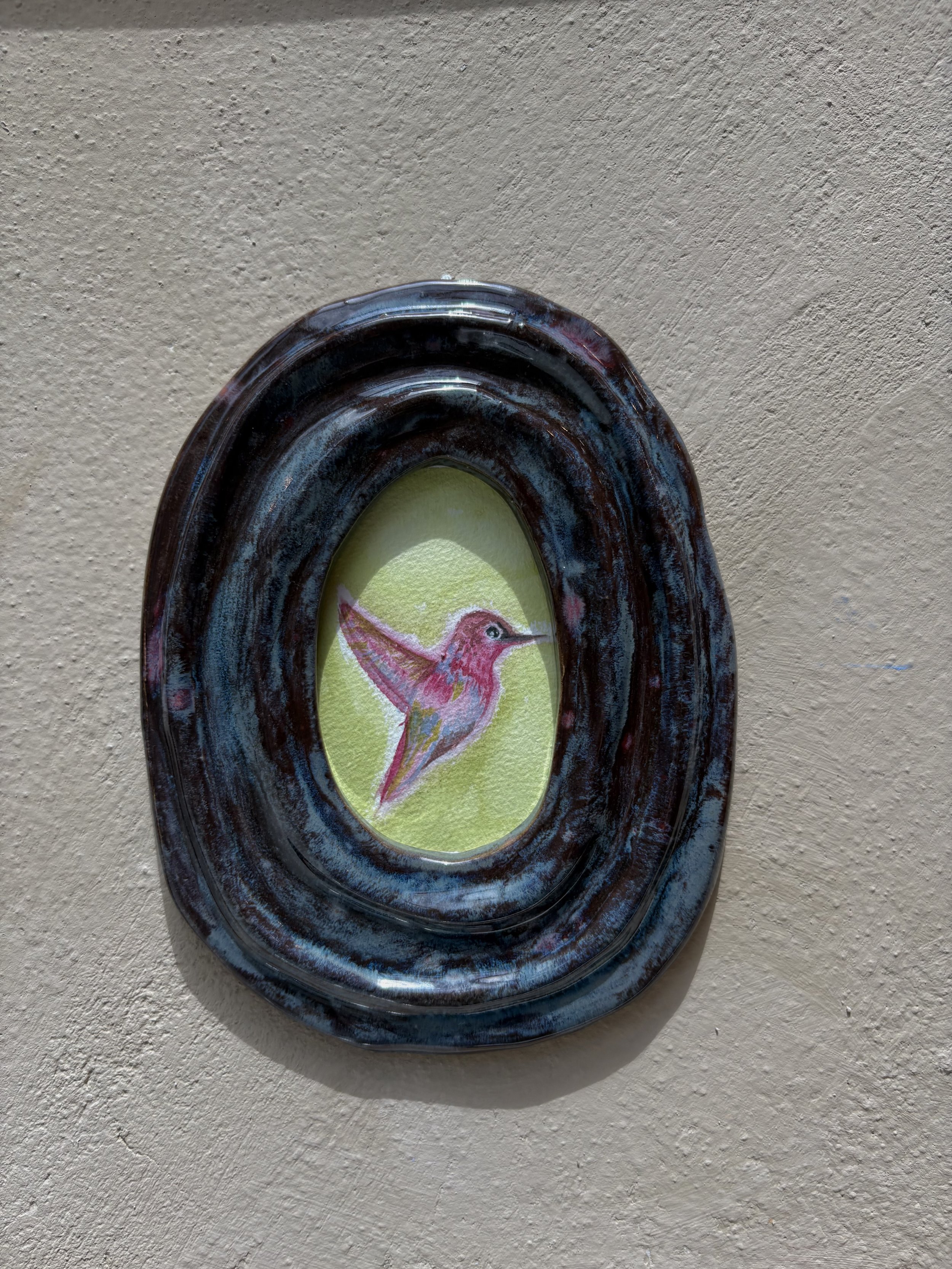Red Bird Ceramic Frame