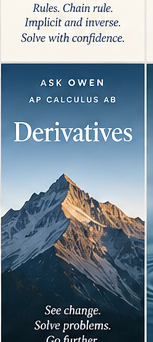 Derivatives — AP Calculus AB Problem Set & Solutions