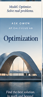 Optimization — AP Calculus AB Problem Set & Solutions