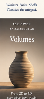Volumes — AP Calculus AB Problem Set & Solutions