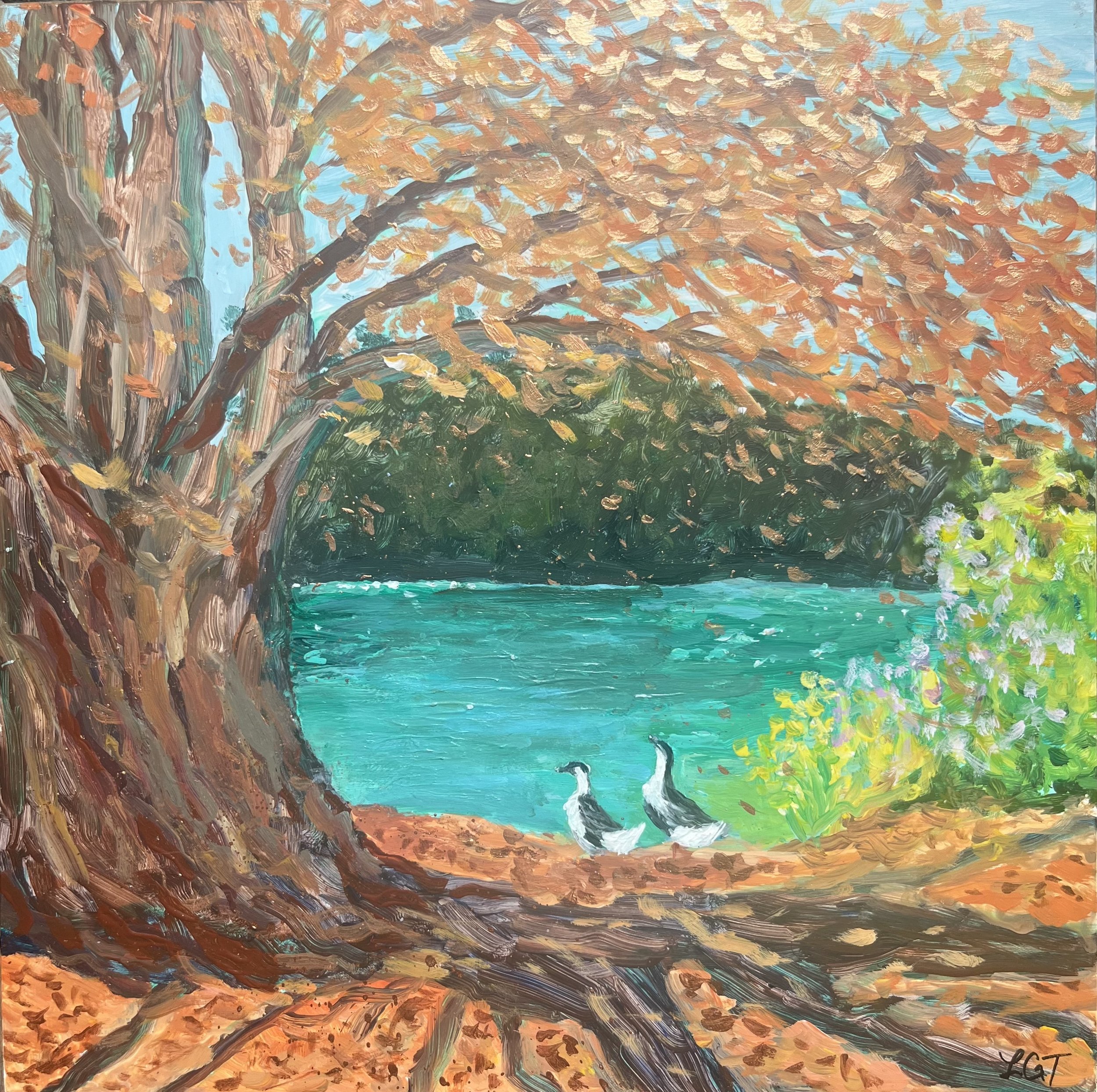 Under the Cypress Tree by Laura Torres |
Location: Blanco, Texas