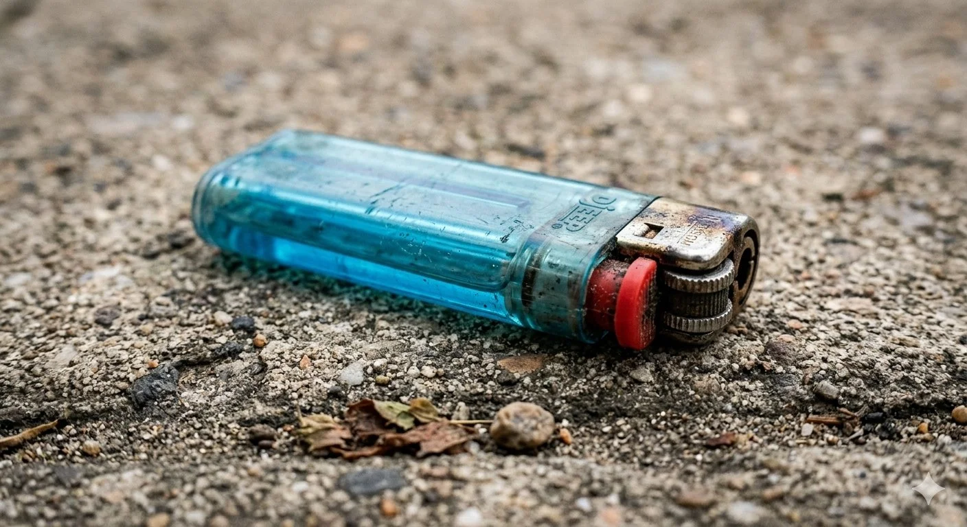 Half Used Disposable Lighter