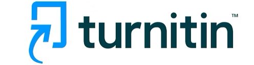 Turnitin logo in blue and dark teal