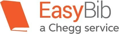 EasyBib logo with the tagline “a Chegg service”