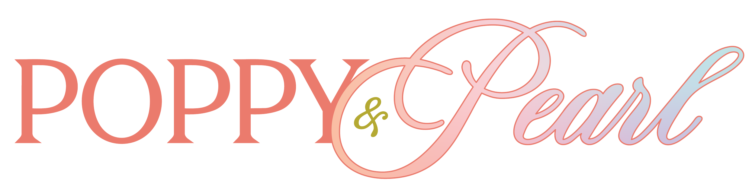 Poppy & Pearl Logo One Line