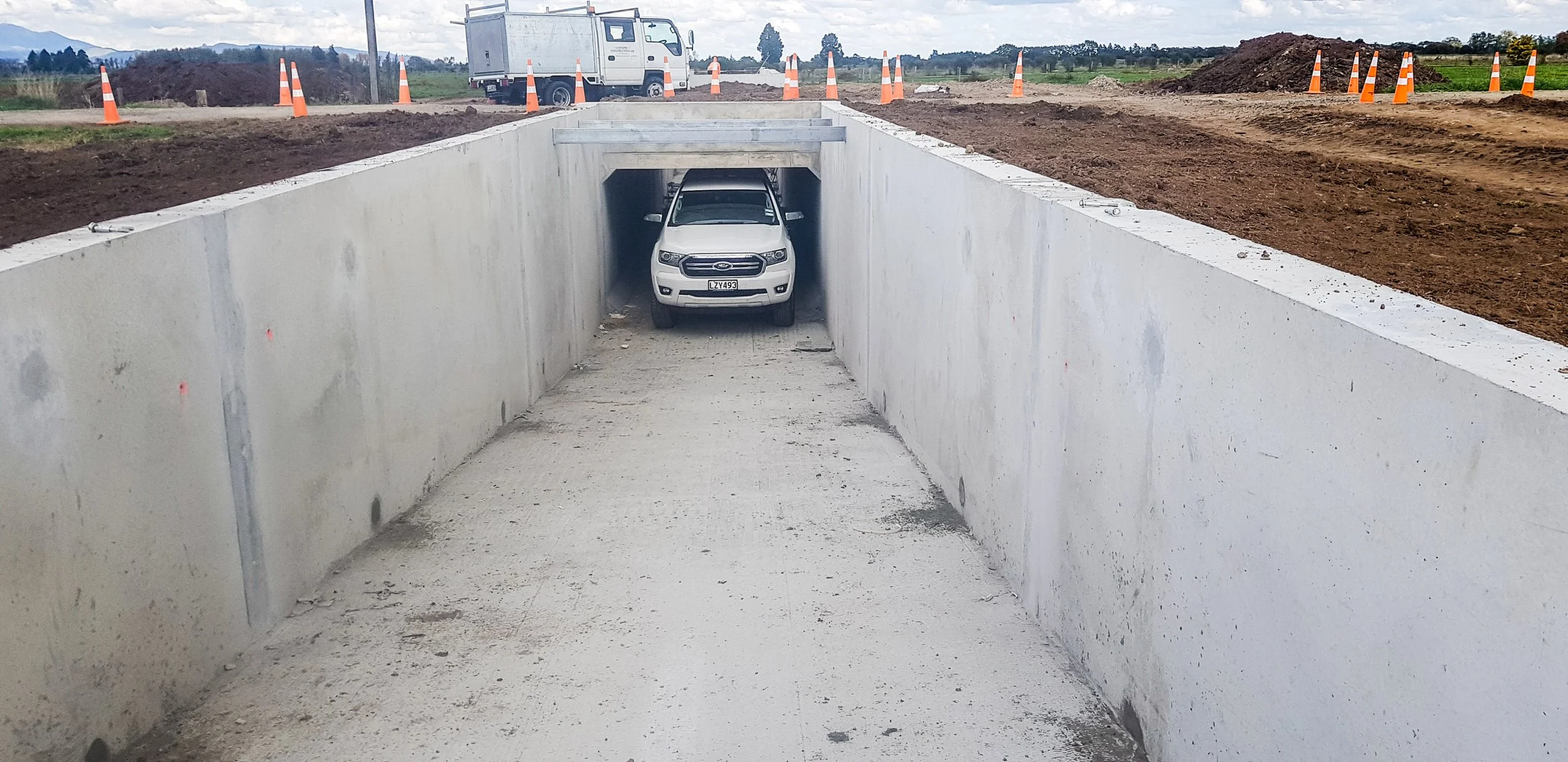 Kaimanawa & Robertson Road Underpass Construction