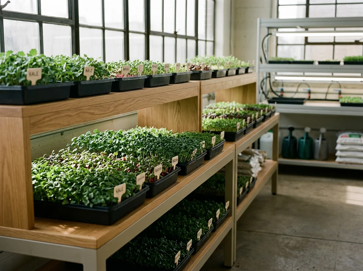 microgreens from a farm morriston