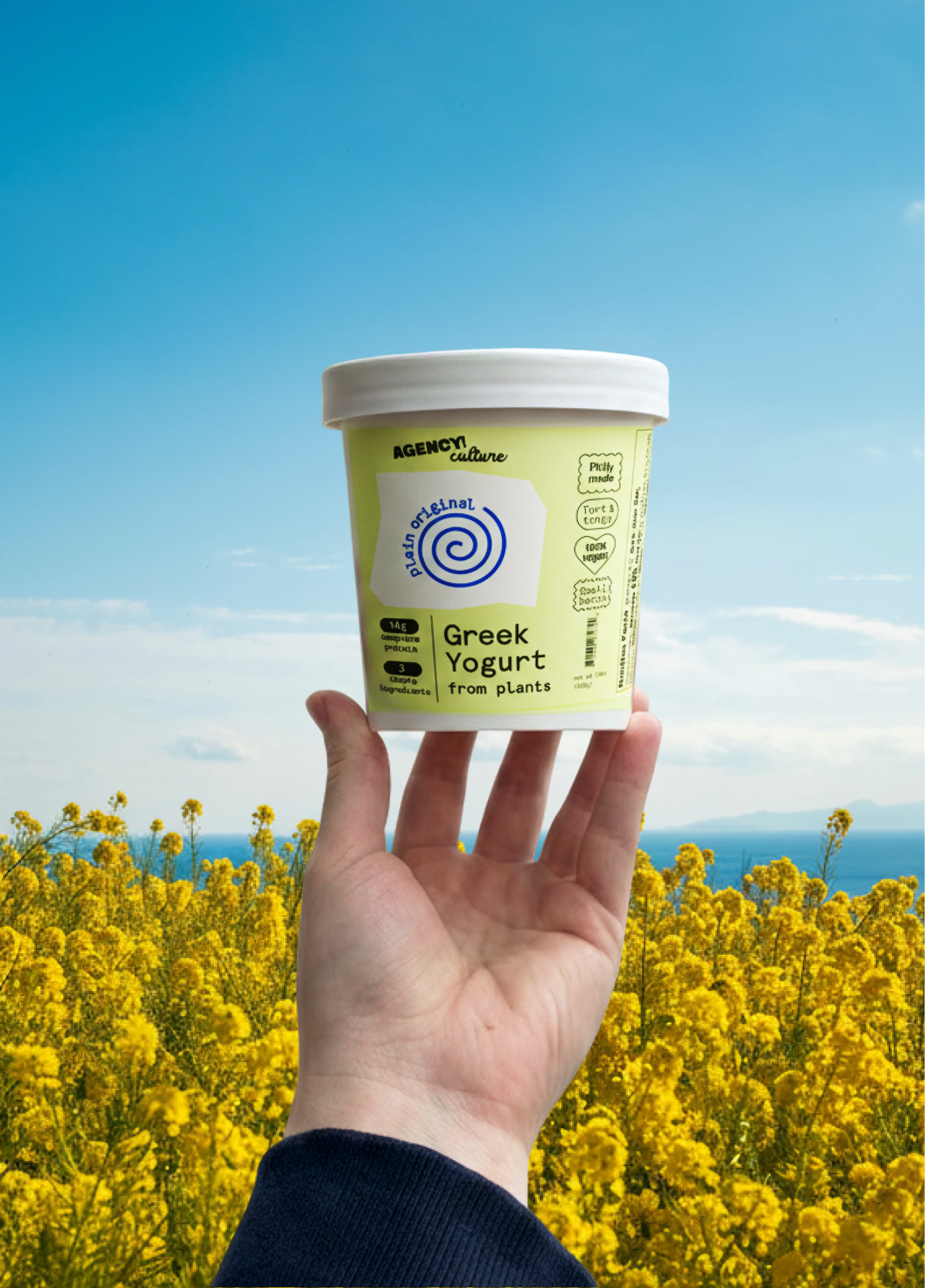 Plain Greek Yogurt, Pint