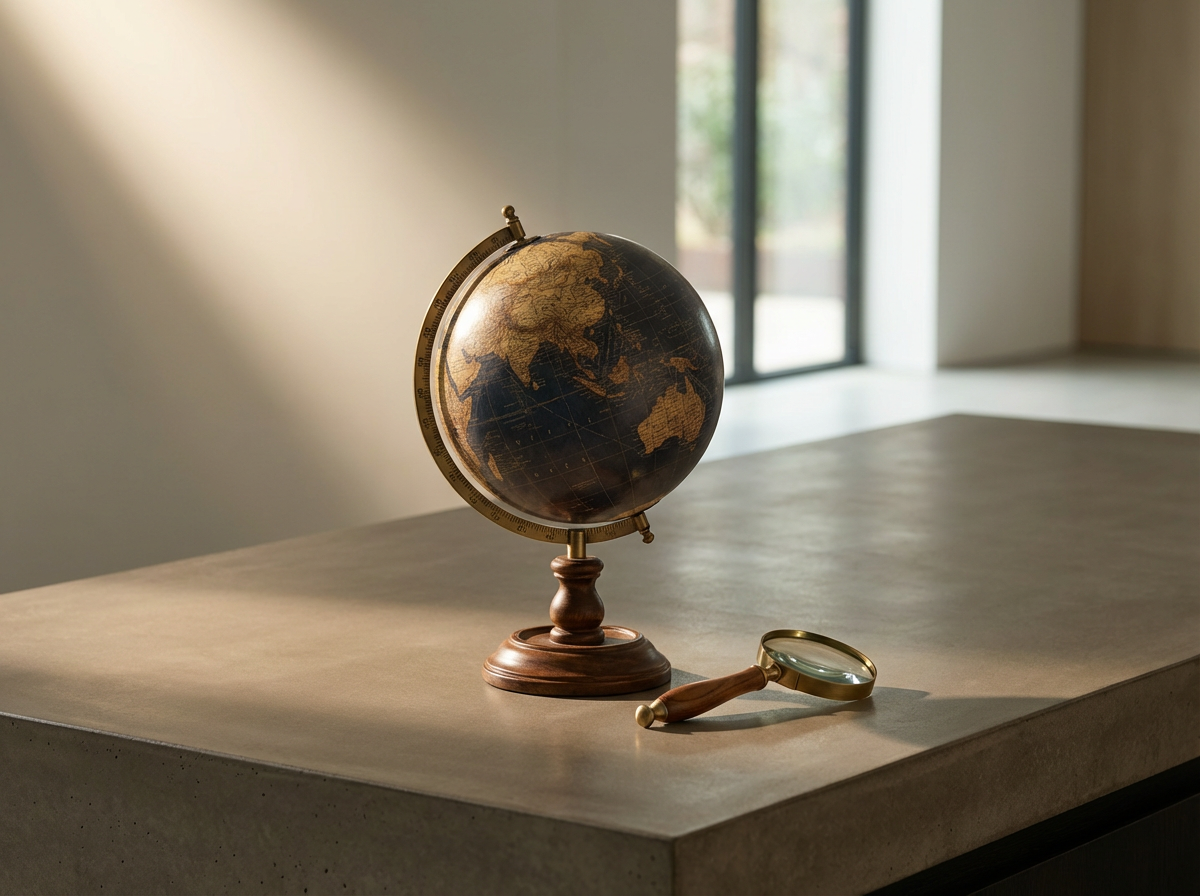 Vintage Desktop Globe