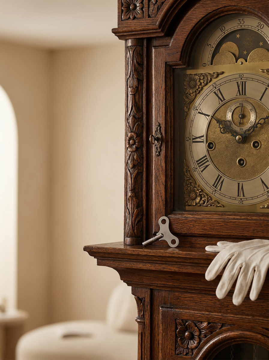 Antique Grandfather Clock