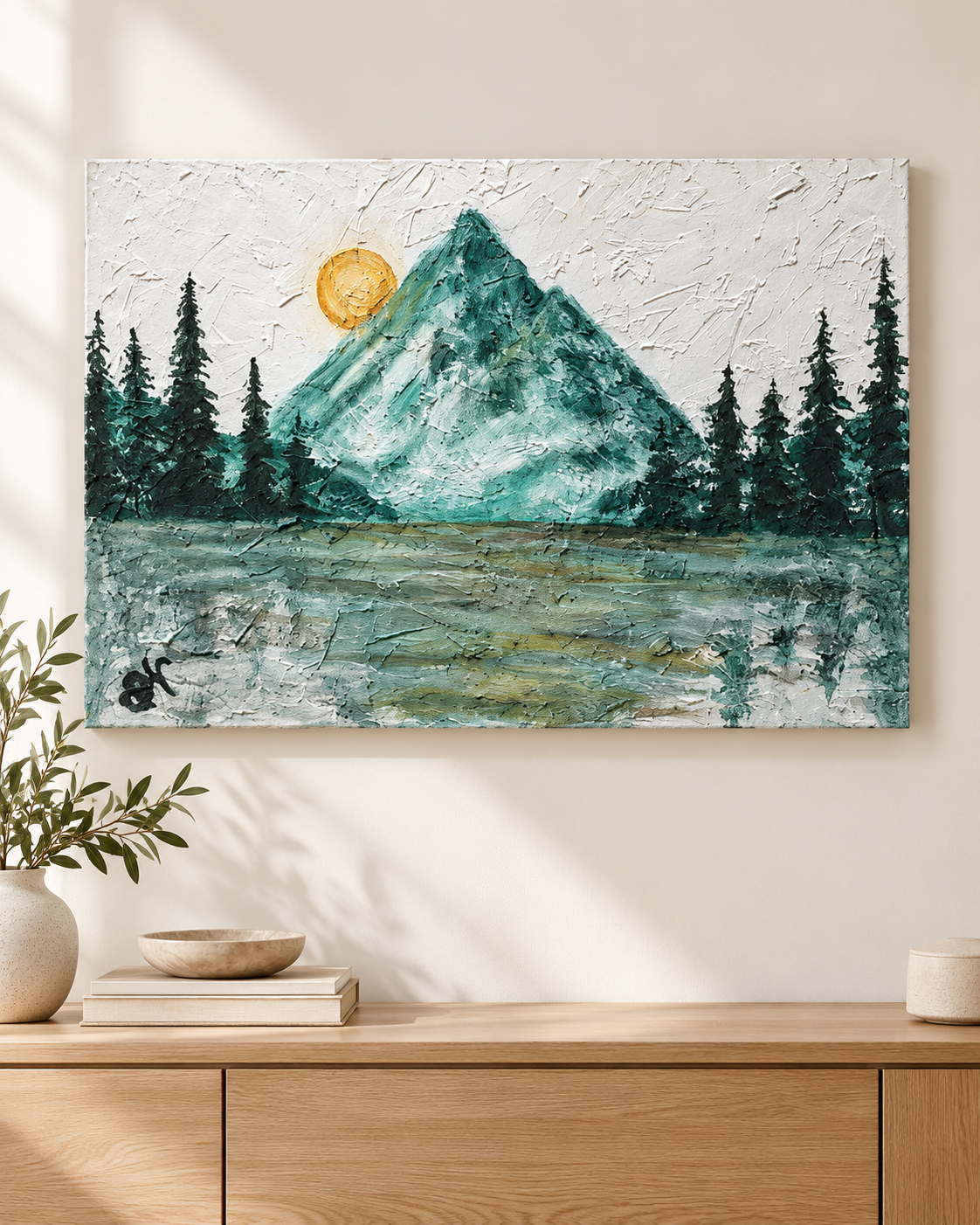 "Exploring the Great Outdoors" - Acrylic