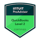 Intuit ProAdvisor QuickBooks Level 2 Certification Badge