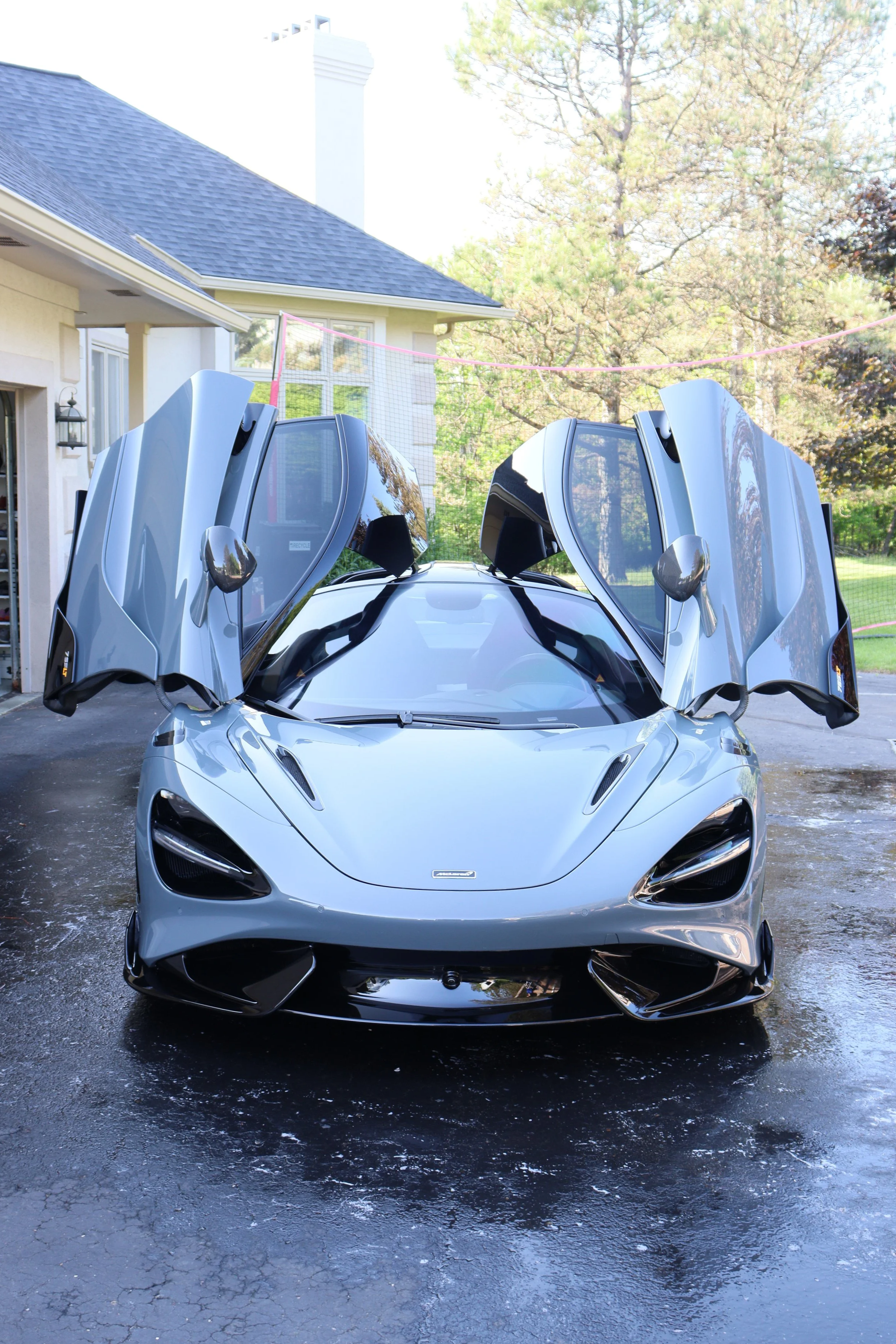 McLaren 720s after a full exterior wash and decontamination