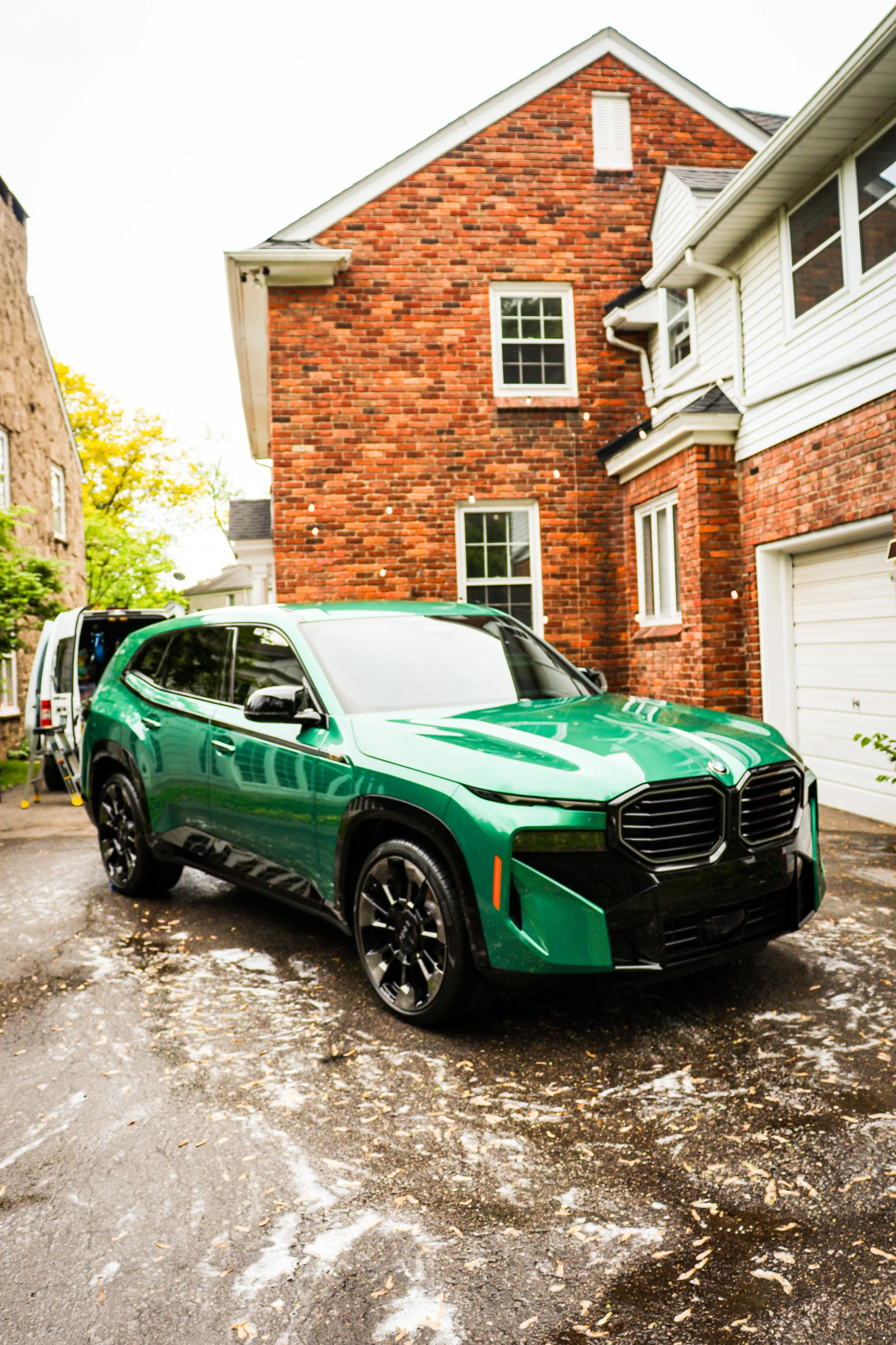BMW XM after a full exterior detail in Lansing, MI