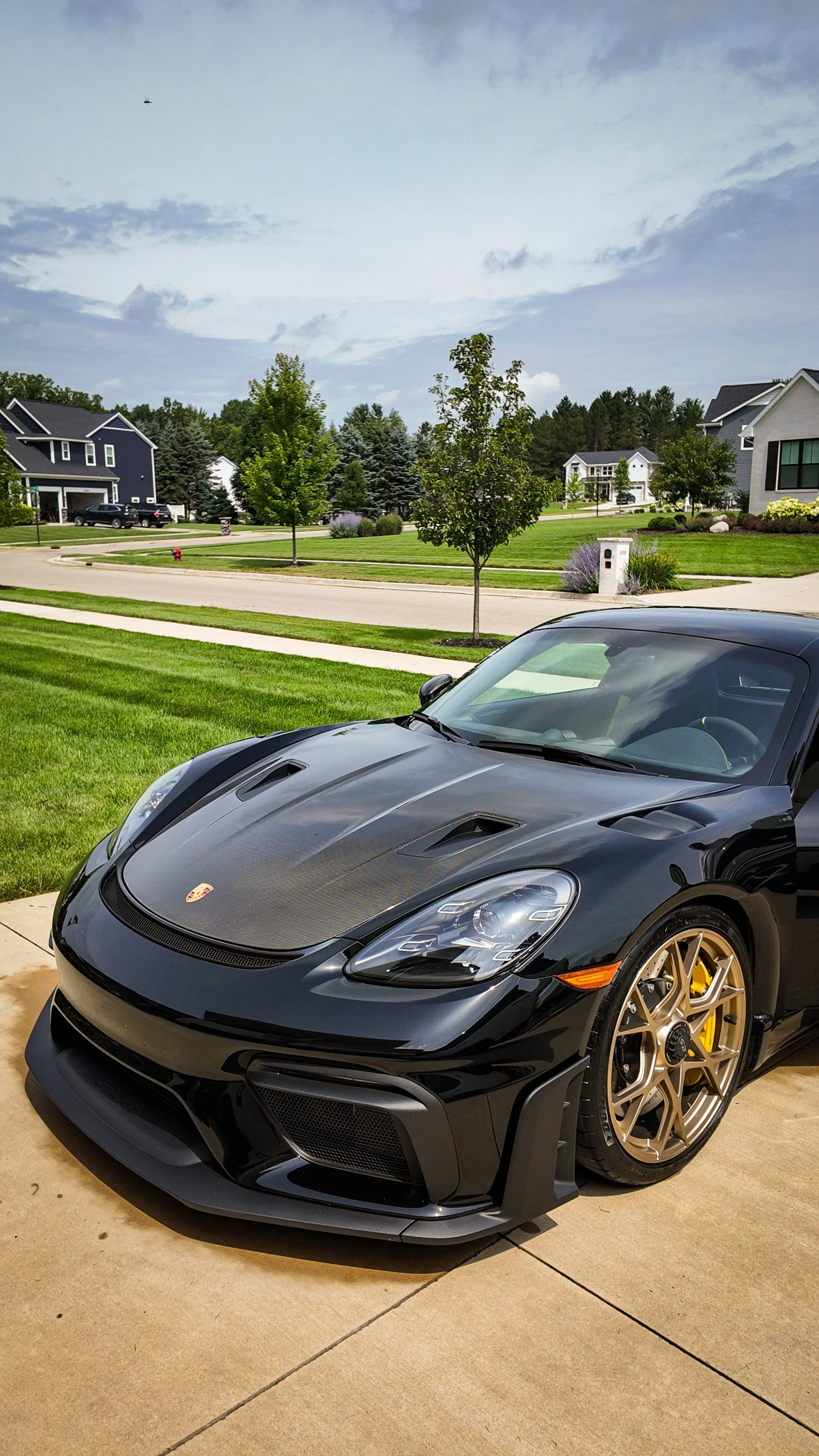 Porsche GT4RS after a full exterior detail and water spot removal