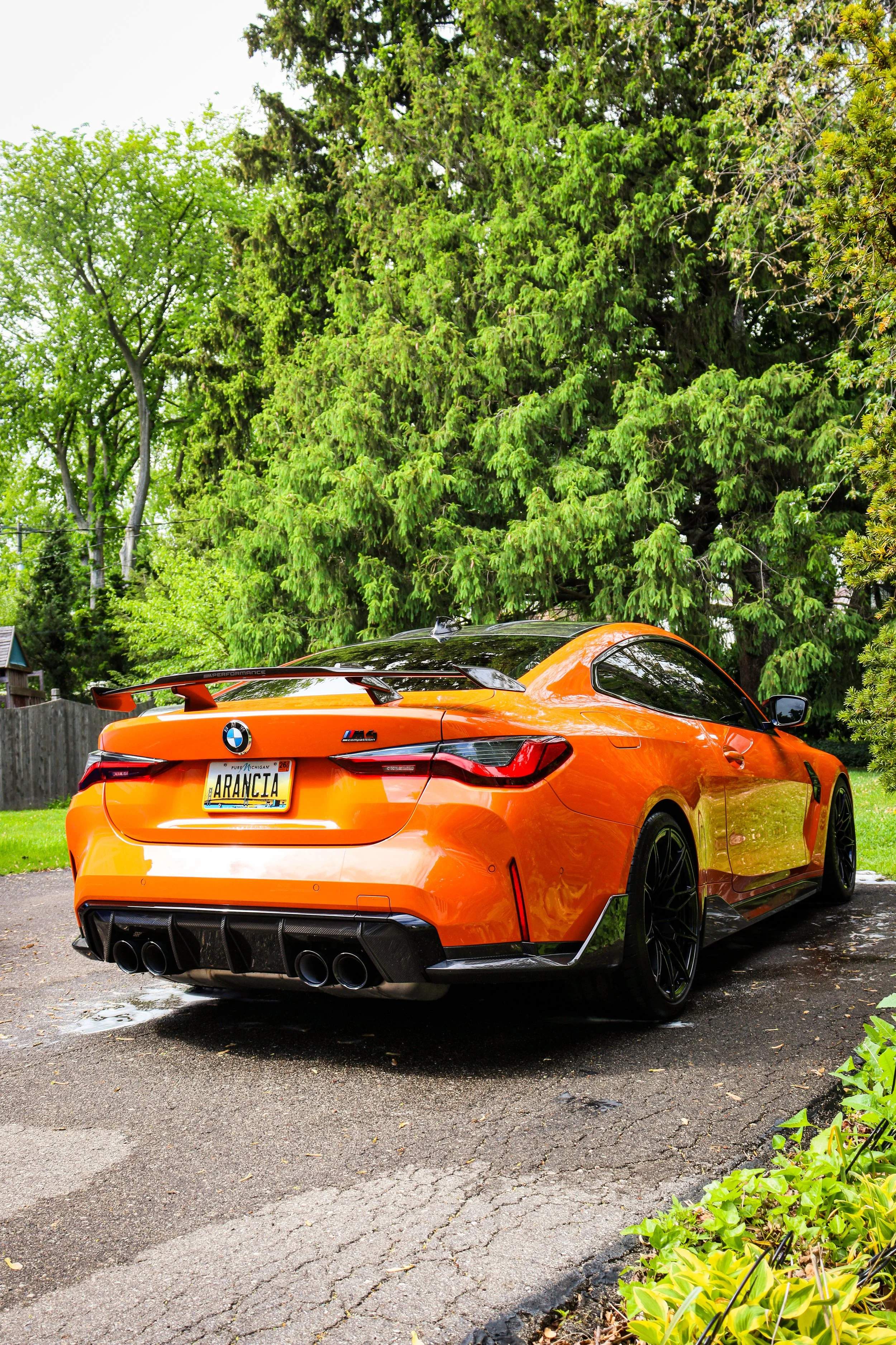 BMW M4 Competiton after a full exterior wash