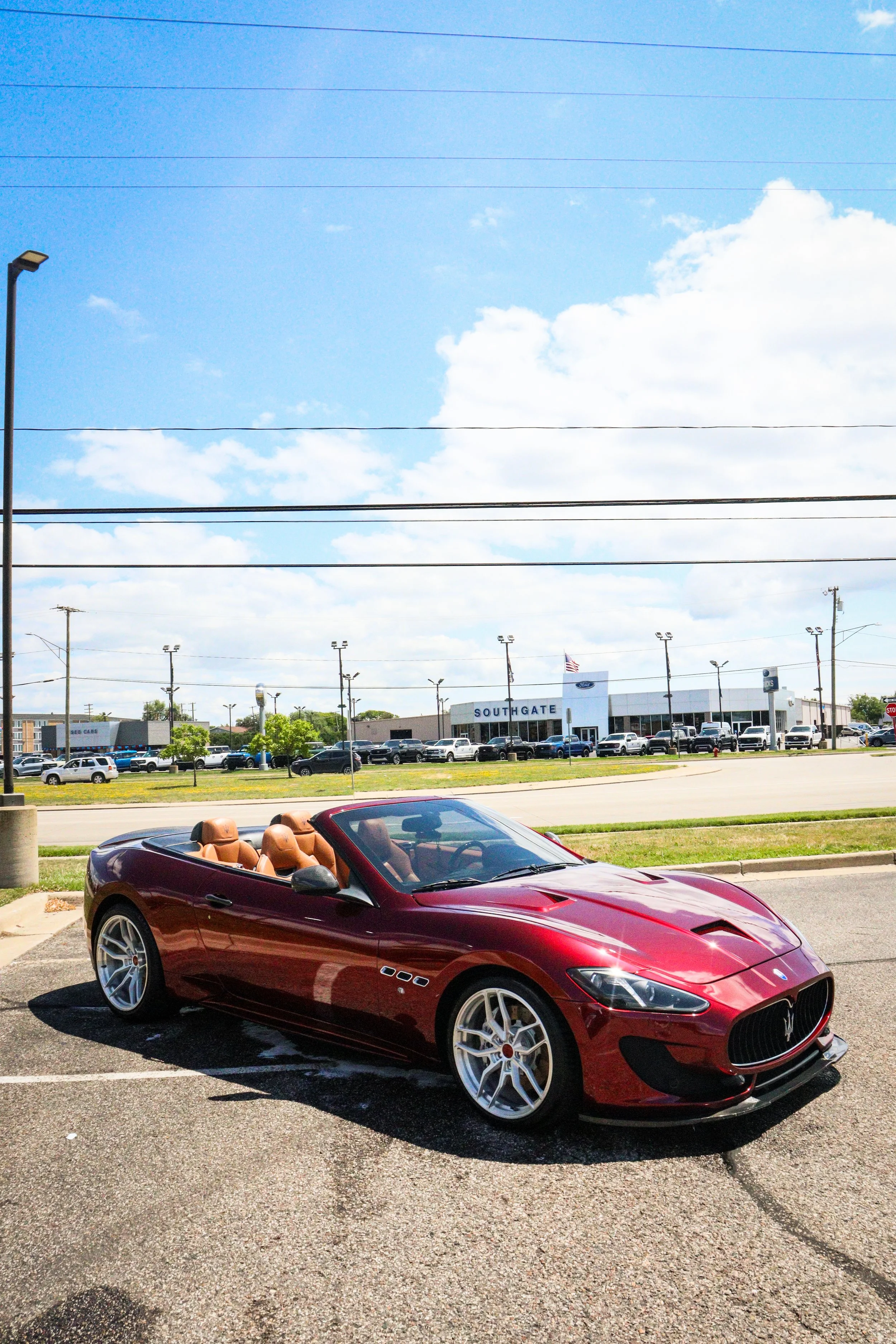 Maserati after a full detail in Lansing, MI