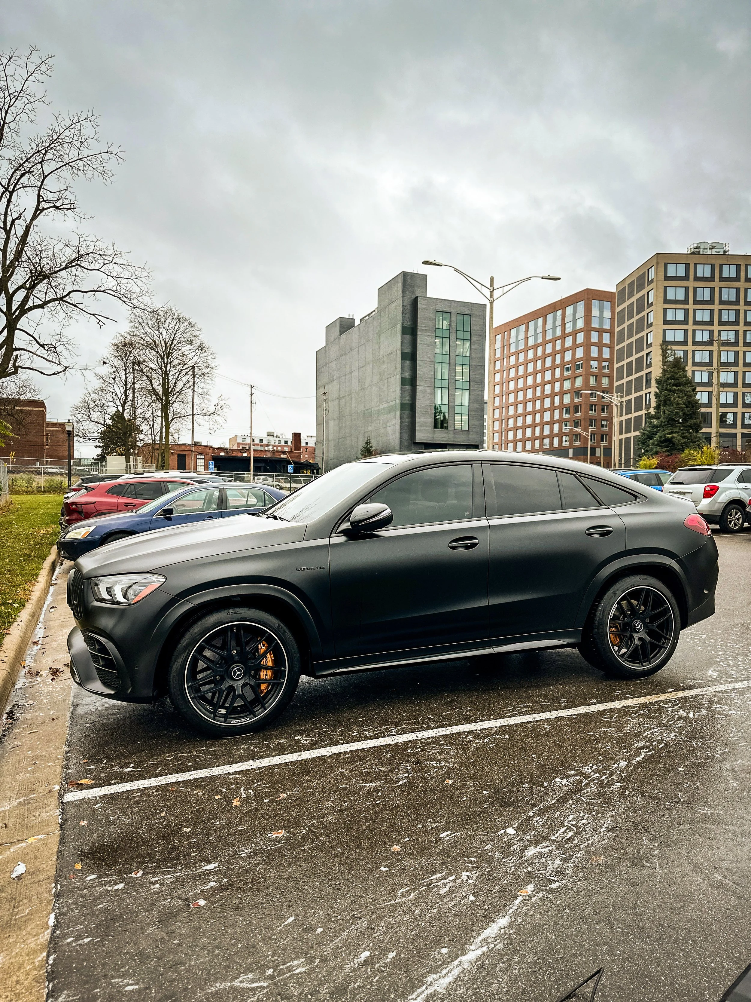 Mercedes-AMG GLE 63s after a full exterior wash in East Lansing, MI