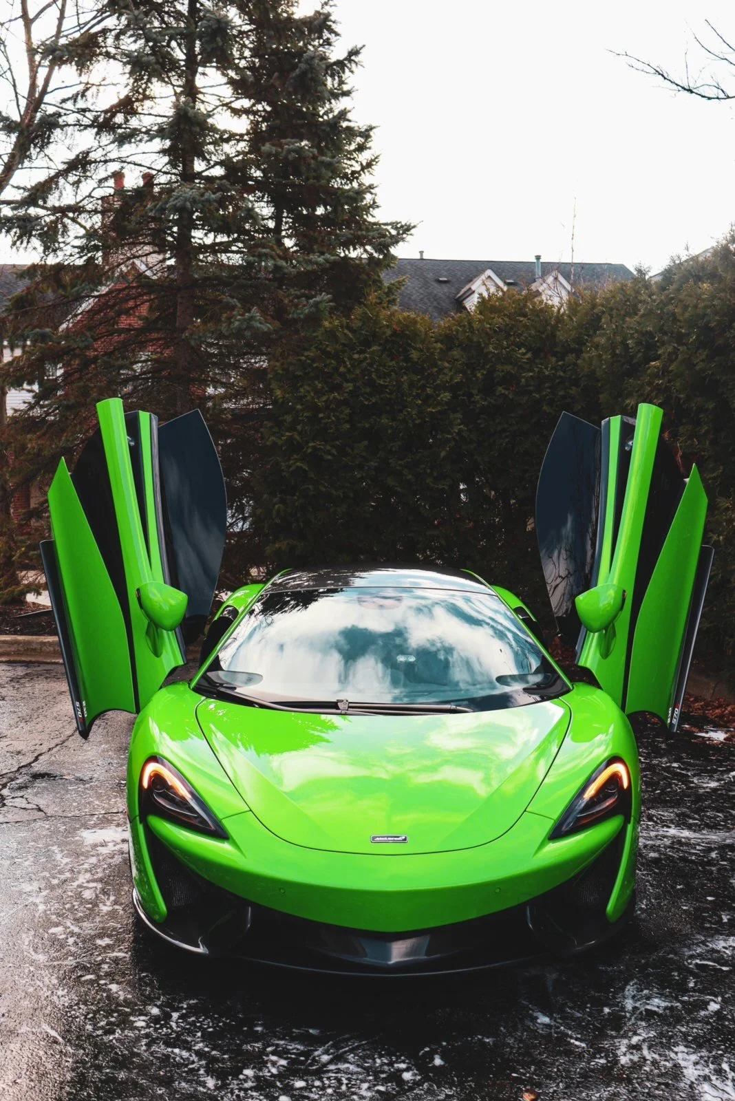 McLaren 570s after a full exterior wash 