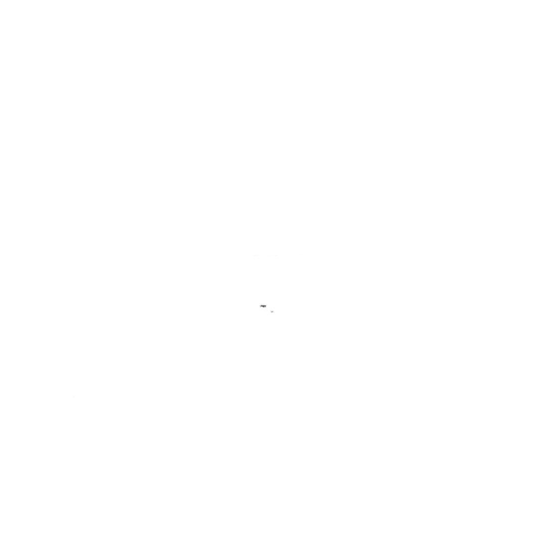 Silhouette illustration of a hand holding a dinner plate with a fork and knife on either side.