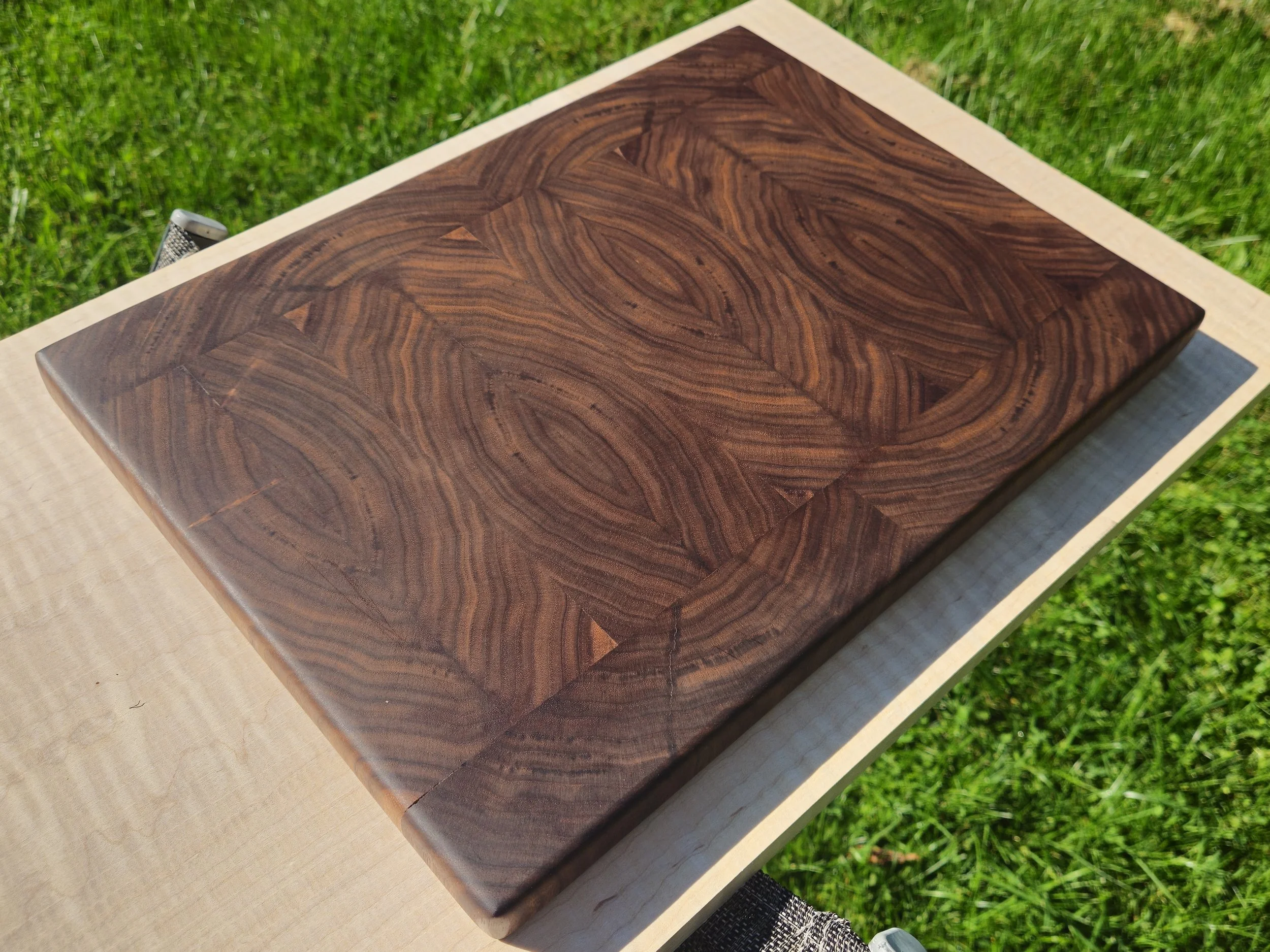 End Grain Walnut Cutting Board
