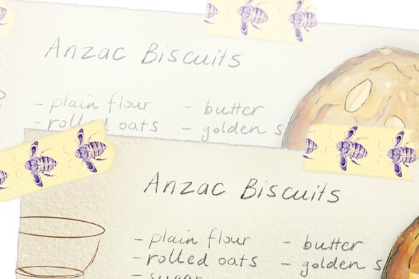 Bake Aunty Kate's Anzac Biscuits