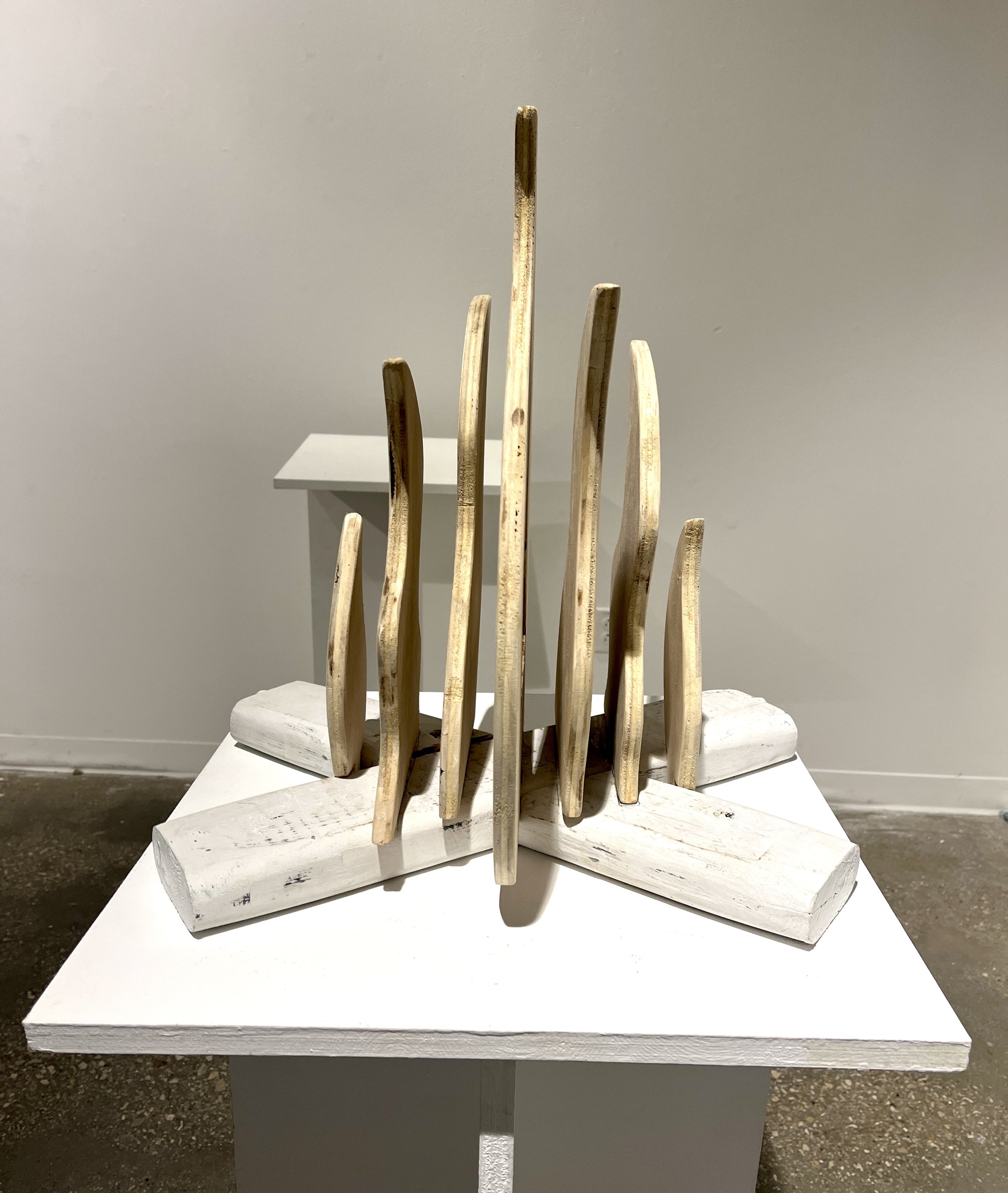 Camp Fire, Wood Sculpture