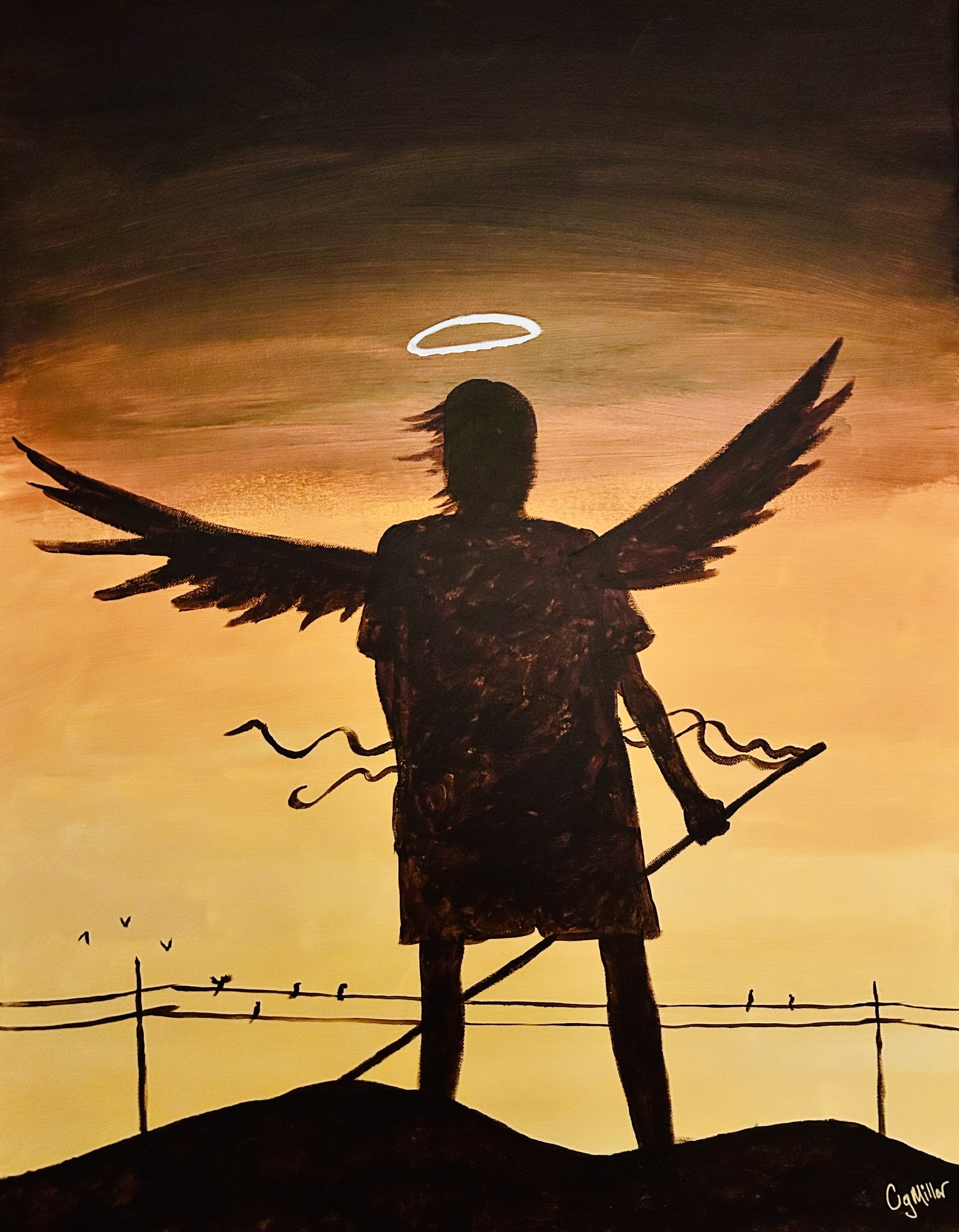 “Afterglow” Acrylic on 22” x 28” canvas SOLD