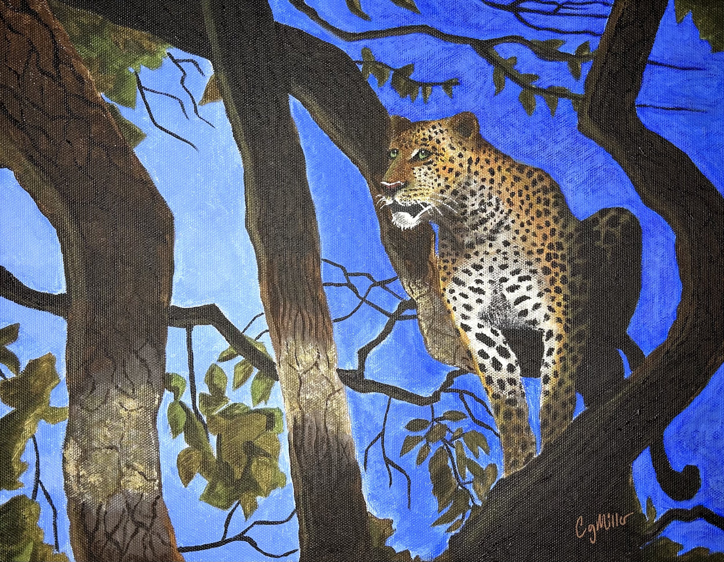 “Dark Spot” 11” x 14” Acrylic on canvas
