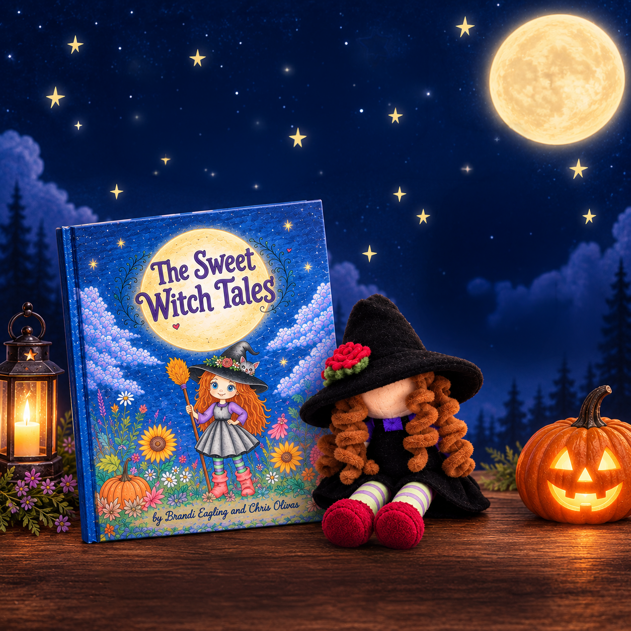 The Sweet Witch Tales Book and Plush Bundle