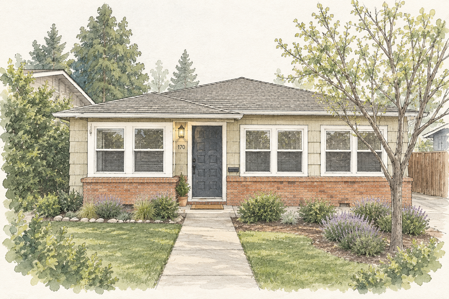 170 Del Monte Way Sketch
